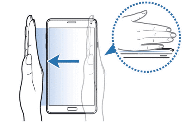 Palm Swipe Gesture