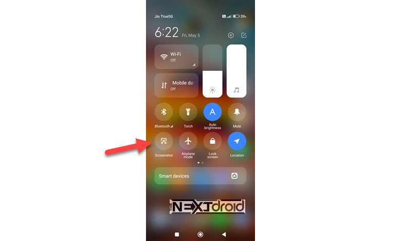 Drop Down Menu Screenshot