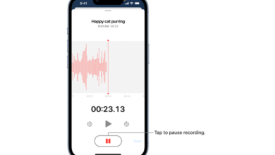 iPhone Audio Recording
