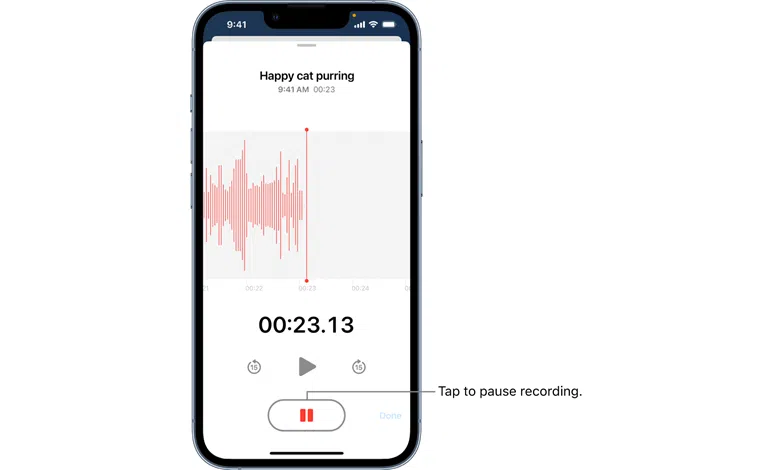 iPhone Audio Recording