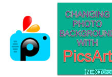 Change Background with PicsArt