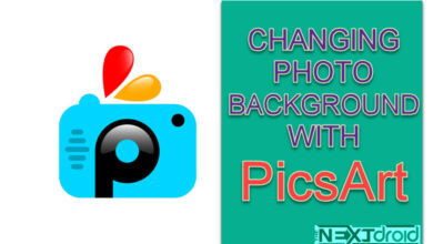 Change Background with PicsArt